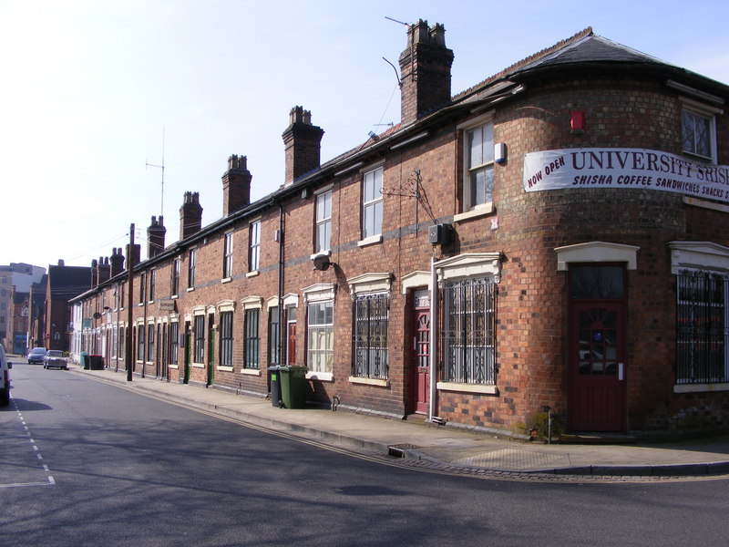 Terraced houses on Thornley Street in Wolverhampton
